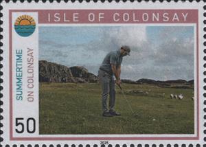 Stamp, Golf, Scotland, Isle of Colonsay,  , Golf, Sports
