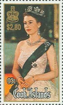 Stamp, Surcharged,Black or Gold, Cook Islands,  