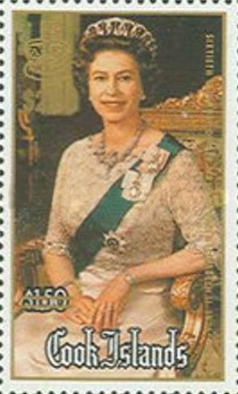 Stamp, Surcharged,Black or Gold, Cook Islands,  