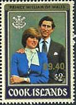 Stamp, Surcharged,Black or Gold, Cook Islands,  