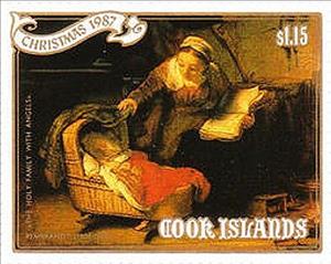 Stamp, The Hermitage, Lenningrad, Cook Islands,  