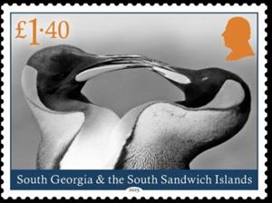 Stamp, Wildlife of South Georgia, South Georgia and The South Sandwich Islands,  , Animals (Fauna), Birds, Penguins