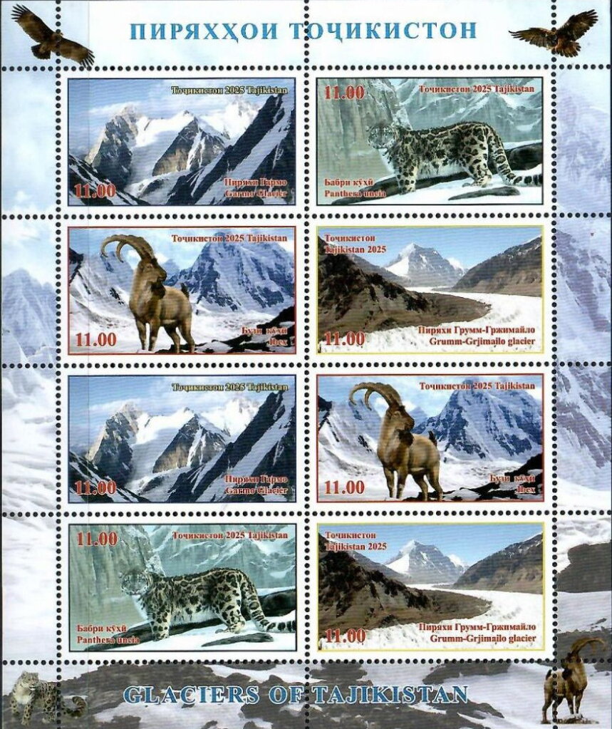 Glaciers of Tajikistan