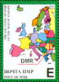Map of Europe (English Text)