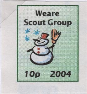 Stamp, Snowman, United Kingdom of Great Britain & Northern Ireland,  , Christmas, Scouting