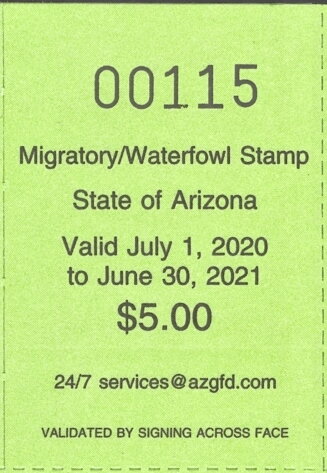 Migratory/Waterfowl Stamp