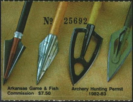 Four arrow tips