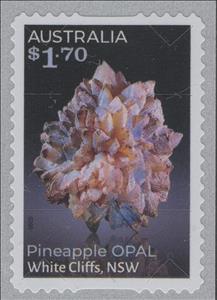Stamp, Pineapple Opal, White Cliffs, NSW, Australia,  , Gemstones