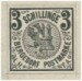 Stamp, Coat of arms, positive print, Bergedorf,  , Coats of Arms