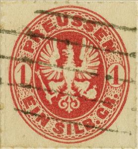 Stamp, Eagle in circle, Bergedorf,  , Coats of Arms, Eagles, Heraldic Animals