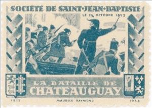 Stamp, La Bataille De Chateauguay, Canada,  , Battle