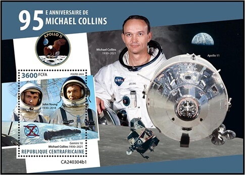 Michael Collins (1930–2021) and John Young (1930–2018)