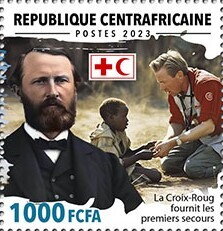 Red Cross providing first aid