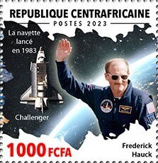 The shuttle launched on 1983, Frederick Hauck