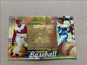 Souvenir Sheet, Baseball Legends, Central African Republic,  , Baseball, Famous People, Лев, Sports