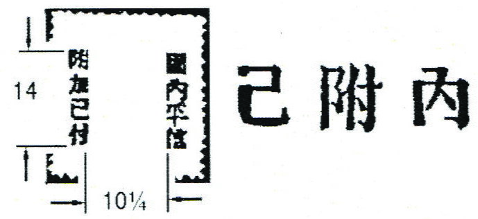Kiangsi surcharged