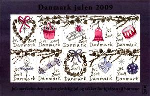 Mini Sheet, Christmas 2009, Denmark Stamps - Christmas Seals,  , Christmas