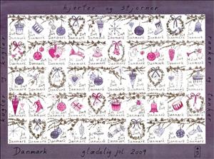 Full Pane, Christmas 2009, Denmark Stamps - Christmas Seals,  , Christmas