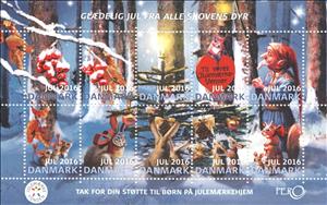 Mini Sheet, Christmas 2016, Denmark Stamps - Christmas Seals,  , Christmas