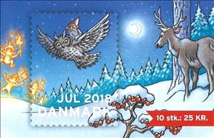 Booklet, Christmas 2018, Denmark Stamps - Christmas Seals,  , Christmas