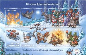 Mini Sheet, Christmas 2018, Denmark Stamps - Christmas Seals,  , Christmas