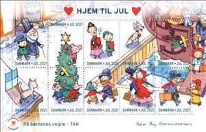 Mini Sheet, Christmas 2021, Denmark Stamps - Christmas Seals,  , Christmas