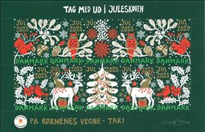 Mini Sheet, Christmas 2023, Denmark Stamps - Christmas Seals,  , Christmas