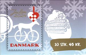 Booklet, Christmas 2024, Denmark Stamps - Christmas Seals,  , Christmas, Horses