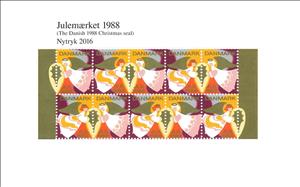 Mini Sheet, Reprint of 1988 Issue, Denmark Stamps - Christmas Seals,  , Christmas