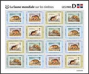 Full Pane, Dominican Rep. - Hispaniolan Solenodon (Solenodon paradoxus), Djibouti,  , Animals (Fauna)