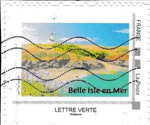 Stamp, Belle Isle en mer, France,  , Coastal Areas, Islands