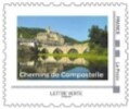 Stamp, Chemin de Campostel, France,  , Bridges, Historic Sites, Roads, UNESCO World Heritage Sites