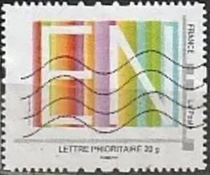 Stamp, En, France,  , Letters (Alphabet)