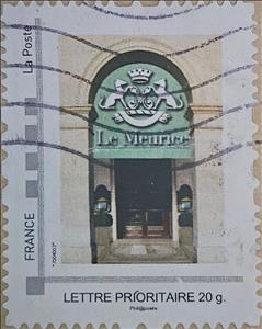 Stamp, Le Meurice, France,  , Buildings, Hotels, Palaces, Restaurants