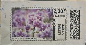 Stamp, Orchidée (Orchidaceae), France,  , Flowers, Orchids