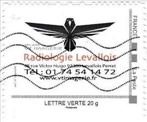 Stamp, Radiology Levallois, France,  , Healthcare