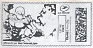 Stamp, Velvet Climber in black, France,  , Cartoons, Comics