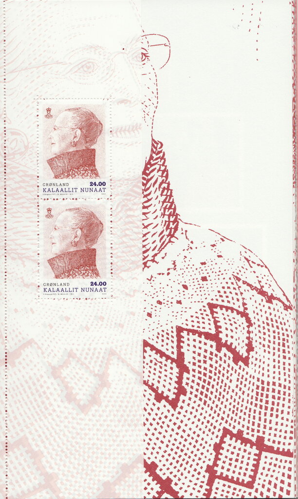 Queen Margrethe II, booklet pane 2