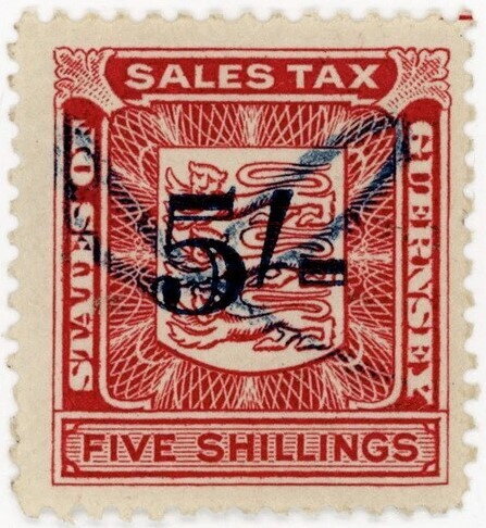 Sales Tax Five Shillings