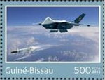 Stamp, Chinese Armed Forces, Guinea-Bissau,  , Air Forces, Aircraft, Aviation, Military Forces