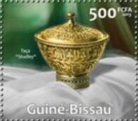 Stamp, Old Ceramics and Porcelain, Guinea-Bissau,  , Ceramics