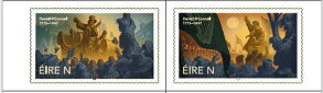 Se-tenant, Daniel O'Connell, Ireland,  , Anniversaries and Jubilees, Famous People, Revolutionaries
