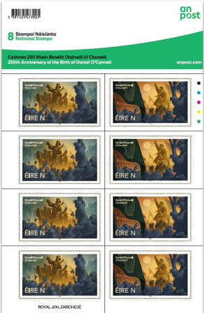 Full Pane, Daniel O'Connell, Ireland,  , Anniversaries and Jubilees, Famous People, Revolutionaries