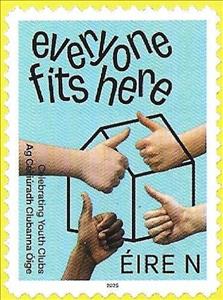 Stamp, Everyone Fits Here, Ireland,  , Hands, Youth Groups