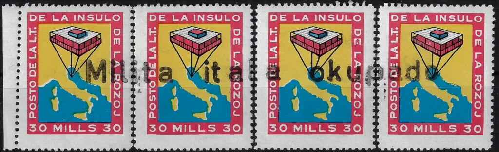 Location of Rose Island with Overprint