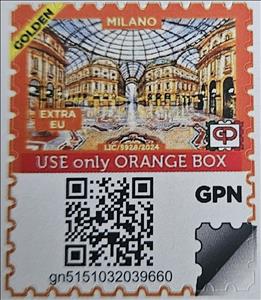 Stamp, Milano - Ottagono della Galleria Vittorio Emanuele, Italy,  , Buildings, Landscapes, Townscapes / City Views