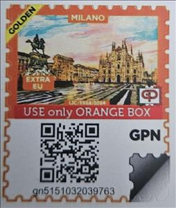 Stamp, Milano - Piazza del Duomo, Italy,  , Churches - Cathedrals - Basilicas - Chapels, Landscapes, Townscapes / City Views