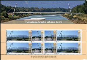 Se-tenant, Bridge, Liechtenstein,  , Bridges