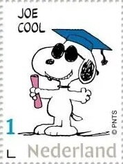 Stamp, Snoopy, Netherlands,  , Cartoons, Comics, Dogs
