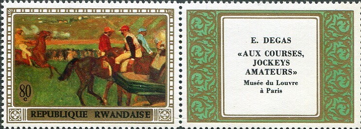 Amateur Jockeys by Edgar Degas